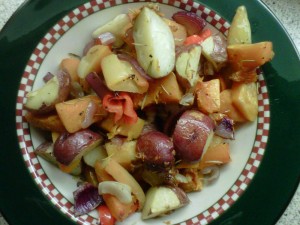 Veggies after roasting