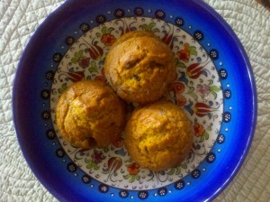 This homemade pumpkin muffin makes a perfect snack - or breakfast!