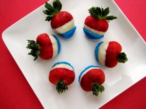 4th of July strawberries