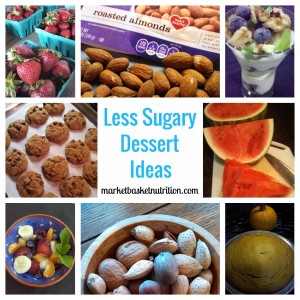 Less sugary desserts