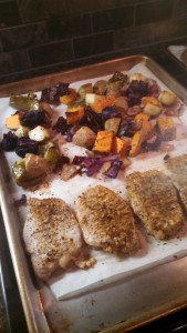 Sheet pan dinner