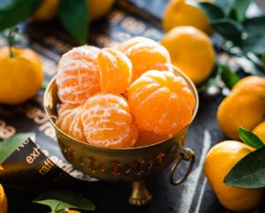 Mandarinas in bowl